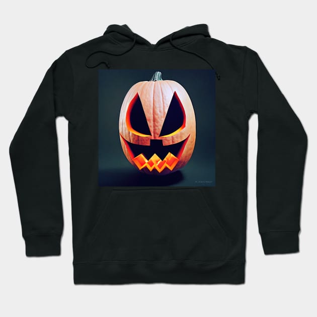 halloween scary evil pumpkin funny pumpkin head evil Hoodie by ComicsFactory